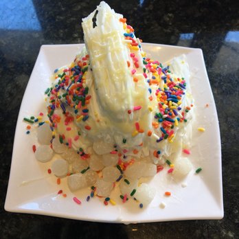 Nu Ice & Drinks - Almond shave snow with mochi, rainbow sprinkles, condensed milk (1 free extra topping with check-in) - Desserts Near Me - Houston, Texas Nu Ice & Drinks - Almond shave snow with mochi, rainbow sprinkles, condensed milk (1 free extra topping with check-in) - Desserts Near Me - Houston, Texas