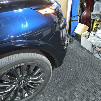 Desert Express Bumper Repair - After (bad lighting reflection) - Body Shops Near Me - Las Vegas, Nevada Desert Express Bumper Repair - After (bad lighting reflection) - Body Shops Near Me - Las Vegas, Nevada