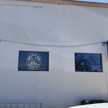 Belly Up Brew Pub - Outside sign - Brewpubs Near Me - Fredericksburg, Texas