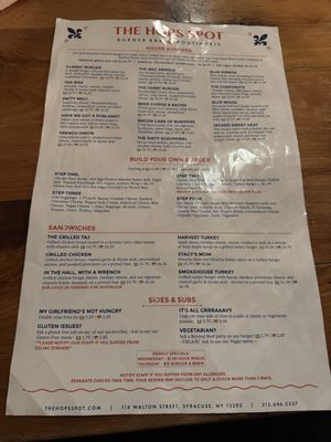 Menu photo 2 The Hops Spot Syracuse, NY