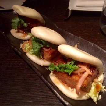 Buddakan - Pork Buns- Charred pork belly, spicy shallots, napa cabbage - Chinese Near Me - New York, New York