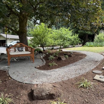 Terra-Sol Landscaping - New bench area, path, and plantings - Landscaping Near Me