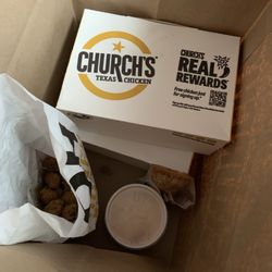 Church's Chicken - No corn in my bag