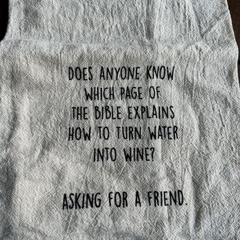 Babcock Winery & Vineyards - Merch / flour sack dish towel - Wineries Near Me - Lompoc, California Babcock Winery & Vineyards - Merch / flour sack dish towel - Wineries Near Me - Lompoc, California