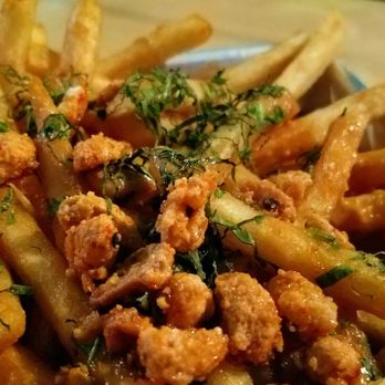 Tough Luck - Fries with candied peanuts and tum yum sauce. - Cocktail Bars Near Me - Portland, Oregon