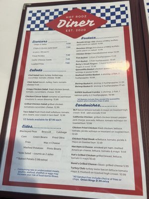 Menu photo 2 Hot Rodz Diner Crandall, TX Menu photo 2 Hot Rodz Diner Crandall, TX