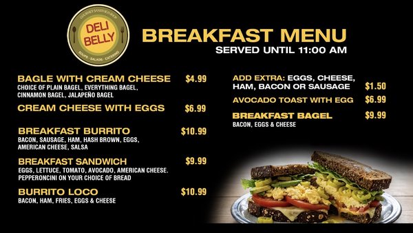 Menu photo 3 Deli Belly Lakeside, CA Menu photo 3 Deli Belly Lakeside, CA
