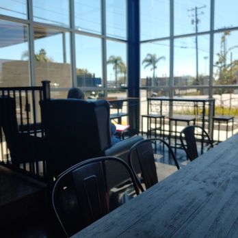 Brew House Coffee - Nice corner seating area with high back leather chairs. - Coffee & Tea Near Me - Lodi, California
