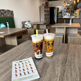 TEA-05 - Passion fruit tea and brown sugar milk tea - Vietnamese Near Me - Miami, Florida
