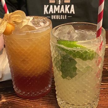 Hakata Ramen + Bar - Mocktails - Hakata Sunset & Kiwi Mojito - Ramen Near Me - London, XGL