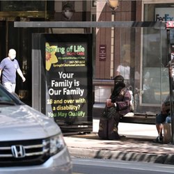 Spring of Life Home Care - SOL Bus shelters across the city