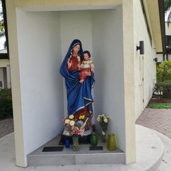 Saint Andrews Catholic Church - Church statue outdoor display