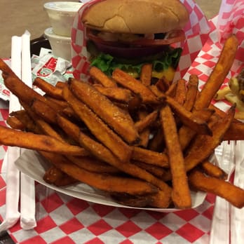 Juicy Burger - Build you're own burger, sweet potato fries - Burgers Near Me - Bakersfield, California Juicy Burger - Build you're own burger, sweet potato fries - Burgers Near Me - Bakersfield, California