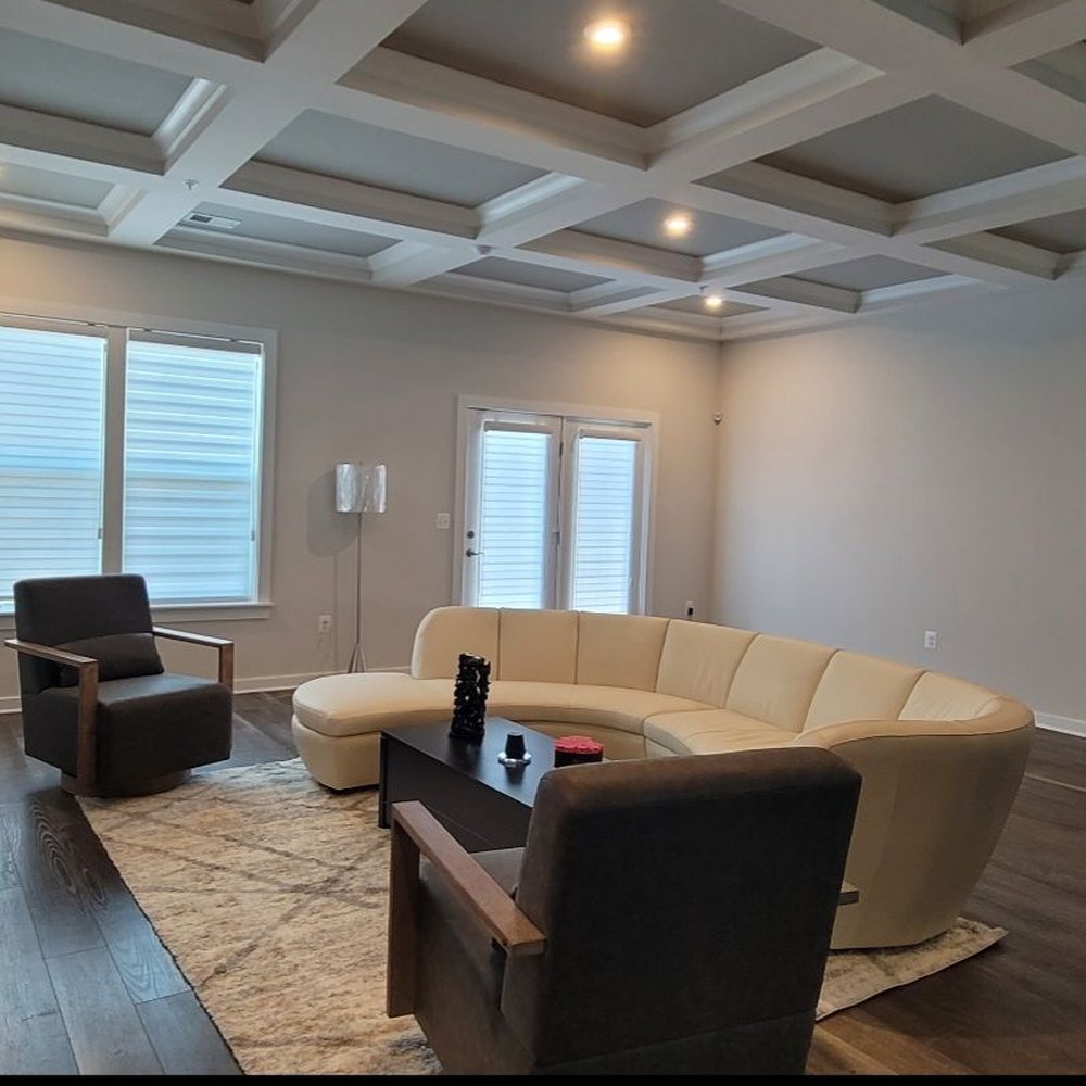 Finesse Builders and Designs - Both grey chairs and lamp were put together by Jahir.. very satisfied! - Painters Near Me Finesse Builders and Designs - Both grey chairs and lamp were put together by Jahir.. very satisfied! - Painters Near Me