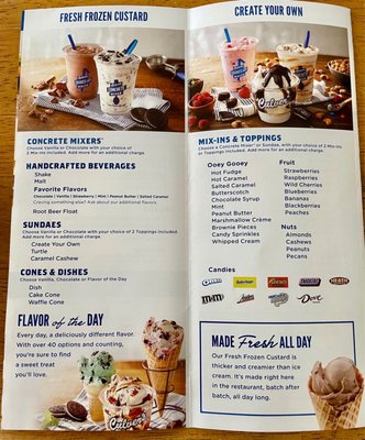 Menu photo 4 Culver's St. Johns, FL