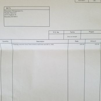 BLS Carpentry & Handyman Services - Cleaning bill received 2 weeks after Ben's leftover mess. - Handyman Near Me