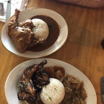 West African Way - Domada on left and Chicken Yassa on right. AMAZING!! - African Near Me - Plano, Texas West African Way - Domada on left and Chicken Yassa on right. AMAZING!! - African Near Me - Plano, Texas