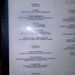 Menu Menu