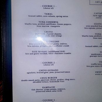 Ariete - Menu - New American Near Me - Miami, Florida