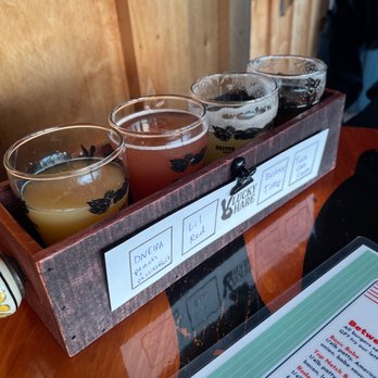 Lucky Hare Brewing - Flight - Brewpubs Near Me - Hector, New York