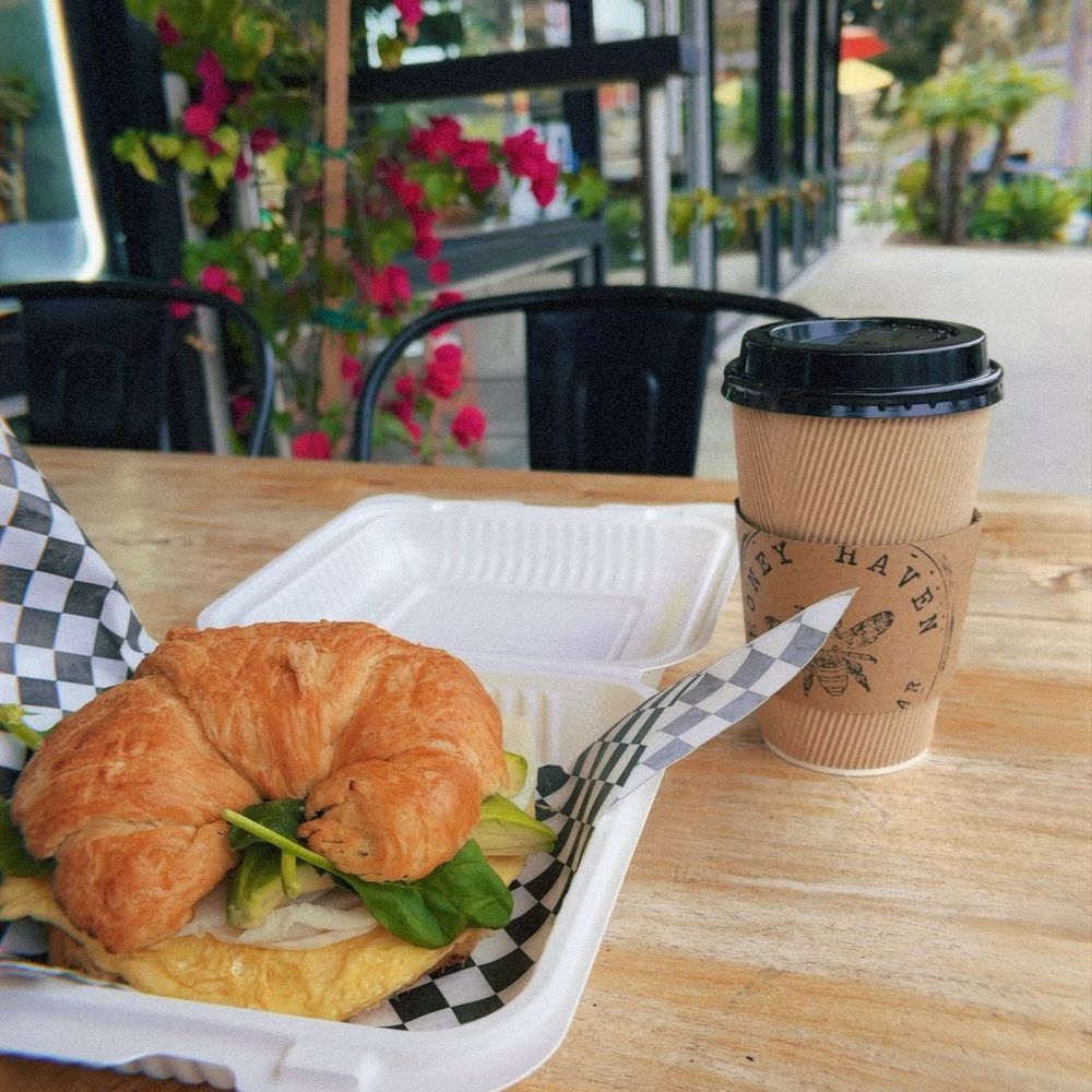 Honey Haven - Morning Glory and Hot Vanilla Latte - Coffee & Tea Near Me - San Diego, California