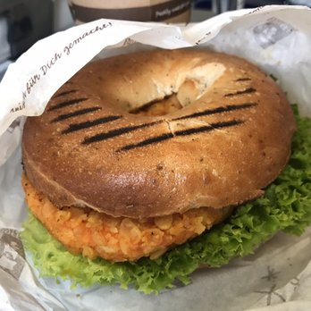 Coffee Fellows - Crunchy chicken bagel was so-so - Coffee & Tea Near Me Coffee Fellows - Crunchy chicken bagel was so-so - Coffee & Tea Near Me