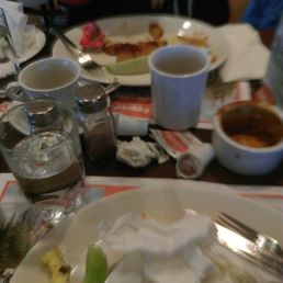 The food is great as is the service except for my friends which didn't come right away. The food is great as is the service except for my friends which didn't come right away.