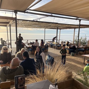 Bar Bura - View from our table. Not edge of the cliff but honestly can't complain. The panoramic view is one of a kind! - Cocktail Bars Near Me - Ensenada, BCN