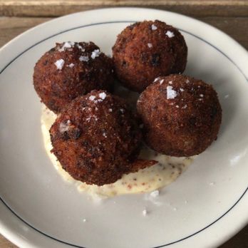 Red Hook Tavern - Country Ham Croquettes - American Near Me - Brooklyn, New York Red Hook Tavern - Country Ham Croquettes - American Near Me - Brooklyn, New York