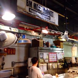 BM Meat Market - One guy a meat saw, grinder, and a bunch of sharp knifes...Aloha :)