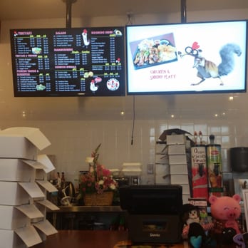 Bom Bom Grill - The  menu  board. - Asian Fusion Near Me - Bellflower, California