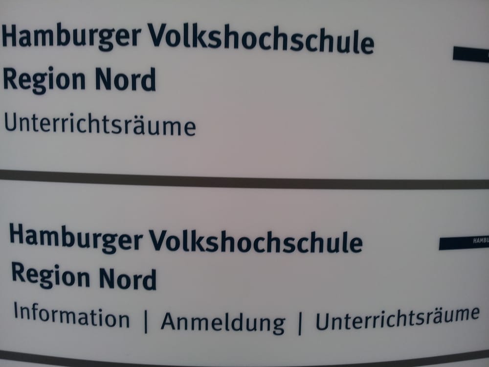 VHS HAMBURGER VOLKSHOCHSCHULE Poppenhusenstr. 12, Hamburg, Germany