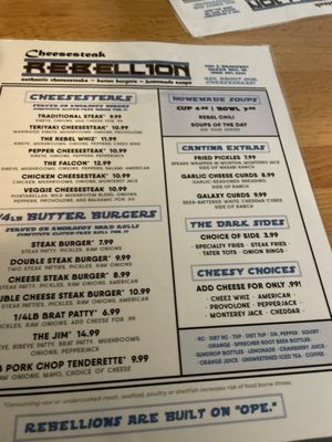 Menu photo 5 Cheesesteak Rebellion Green Bay, WI