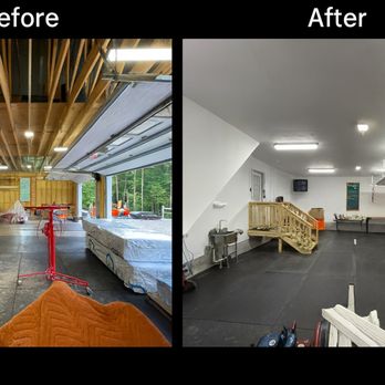 Suazo Home improvement - From framing to finish: walls, ceiling, and a functional rubber mat floor. - General Contractors Near Me Suazo Home improvement - From framing to finish: walls, ceiling, and a functional rubber mat floor. - General Contractors Near Me