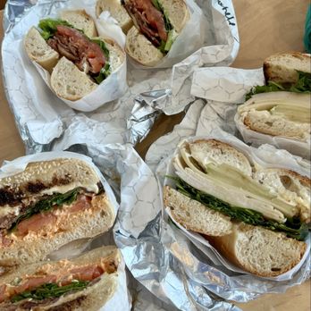 Brandwein's Bagels - BLT, the sunny T, hot honey turkey - Bagels Near Me - Chapel Hill, North Carolina