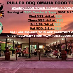 Pulled BBQ - Pulled BBQ Omaha Food Truck Hours for 5/25-5/31