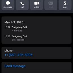 The call I made to their office, Same number that's on their website The call I made to their office, Same number that's on their website