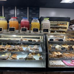 Baked goods and aguas frescas