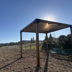Dog Park - New Shade Structure from Cloverdale Rotary
