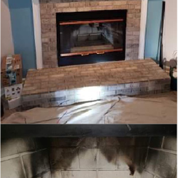 Chimney Champions - drop cloth while cleaning - Chimney Sweeps Near Me Chimney Champions - drop cloth while cleaning - Chimney Sweeps Near Me