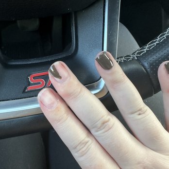 Prestige Nails - Index finger and middle finger lifted and peeled the next morning - Nail Salons Near Me - Oceanside, California