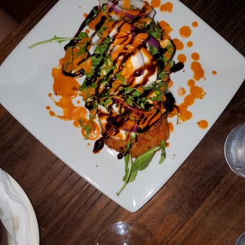 Cavo's Bar & Kitchen - Fried green tomato caprese - Sports Bars Near Me - Orlando, Florida Cavo's Bar & Kitchen - Fried green tomato caprese - Sports Bars Near Me - Orlando, Florida