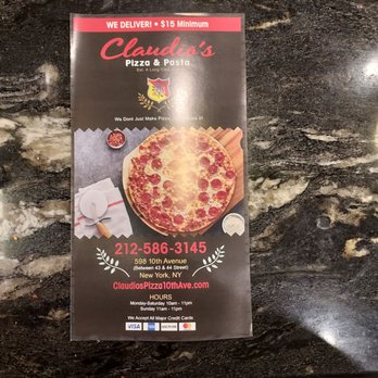 Claudio Pizzeria - Facts - Pizza Near Me - New York, New York Claudio Pizzeria - Facts - Pizza Near Me - New York, New York