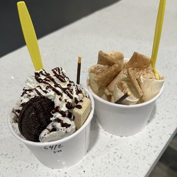 Rolling Zone Creamery - Oreo and Horchata cups - Ice Cream & Frozen Yogurt Near Me - Lawndale, California Rolling Zone Creamery - Oreo and Horchata cups - Ice Cream & Frozen Yogurt Near Me - Lawndale, California