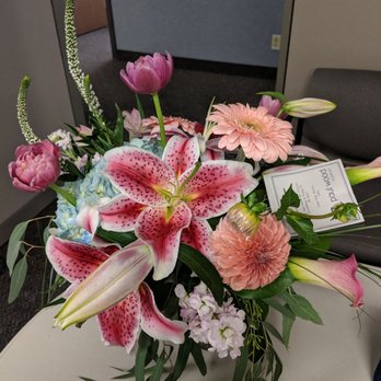 Paul Wood Florist - The stargazer lilies are huge!  They even included my favorite, a dahlia!! - Florists Near Me - Fort Collins, Colorado