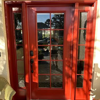 WeDo Services - the reflection of a dog in the glass door - Handyman Near Me WeDo Services - the reflection of a dog in the glass door - Handyman Near Me