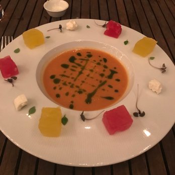 Barndiva - Freshest gazpacho and that watermelon & cheese!! ate it all of course - New American Near Me - Healdsburg, California Barndiva - Freshest gazpacho and that watermelon & cheese!! ate it all of course - New American Near Me - Healdsburg, California