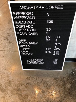 Menu photo 4 Archetype Coffee Omaha, NE