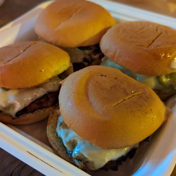 JewBoy Sliders - Vato (2 regular, 2 vegetarian) - Burgers Near Me - Austin, Texas JewBoy Sliders - Vato (2 regular, 2 vegetarian) - Burgers Near Me - Austin, Texas