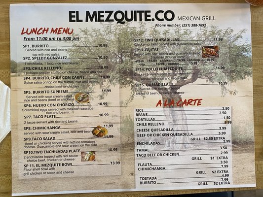 Menu photo 4 El Mezquite Mexican Grill Foley, AL Menu photo 4 El Mezquite Mexican Grill Foley, AL